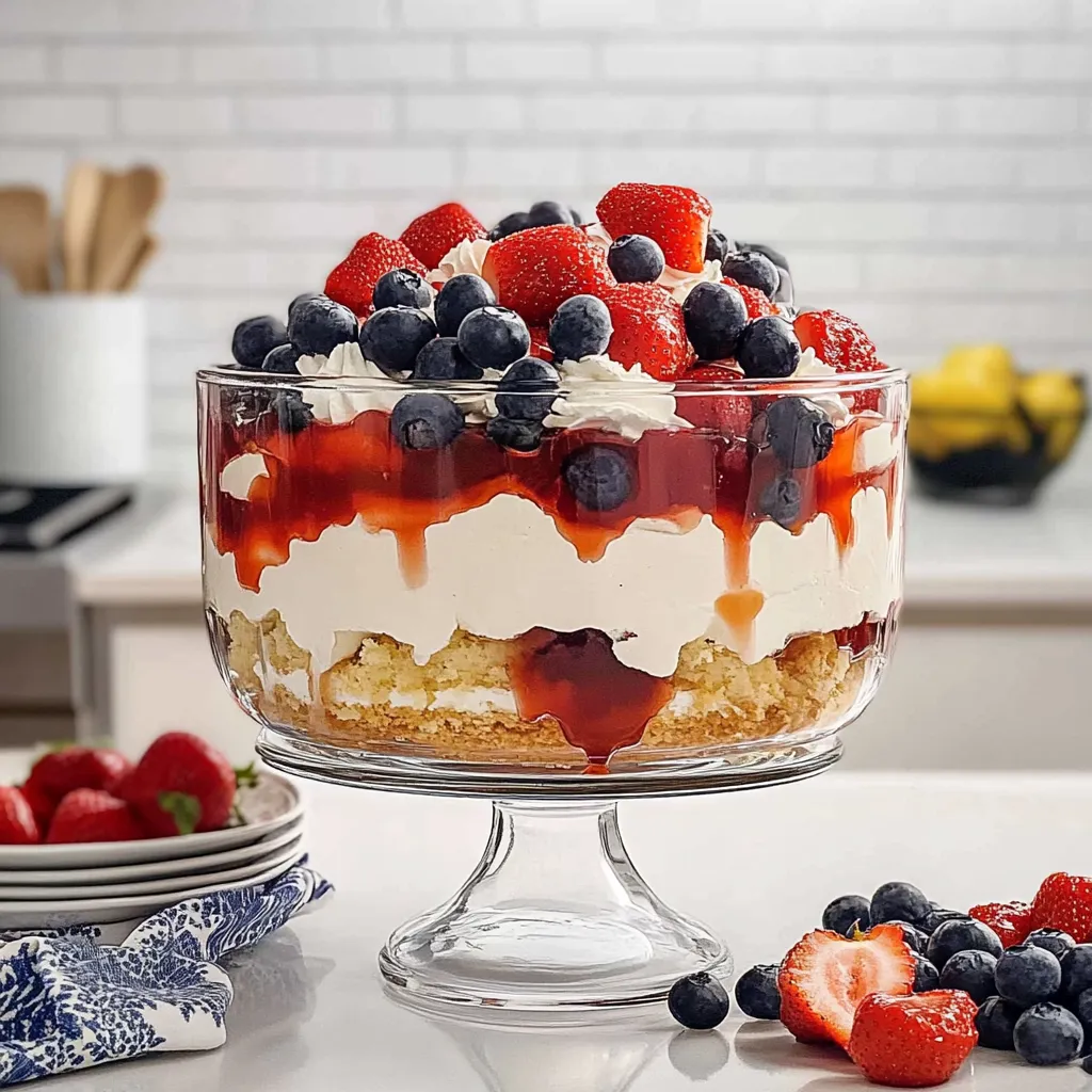 Tips for  4th of July Trifle