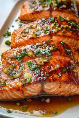 CRISPY HONEY GARLIC GLAZED SALMON