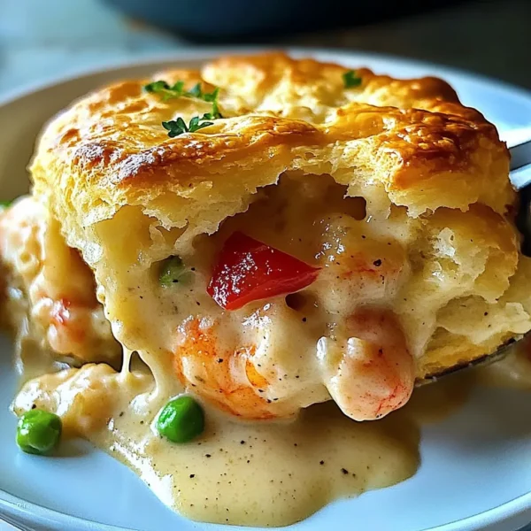 Cheddar Bay Biscuit Seafood Pot Pie : A Cheesy Dish