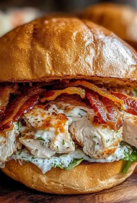 Chopped Chicken Bacon Ranch Sandwich Recipe