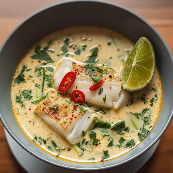 Coconut Lime Fish Soup