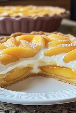 Deliciously Creamy Peaches and Cream Pie