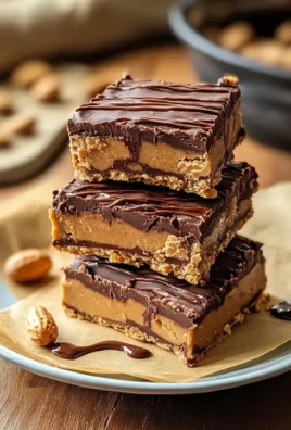 No-Bake Chocolate Peanut Butter Bars