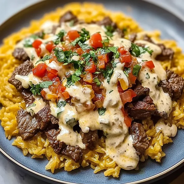 Steak Queso Rice