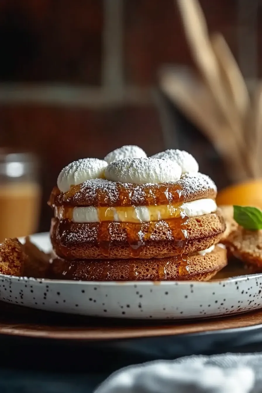 Apple Cider Whoopie Pie Cookies with Caramel