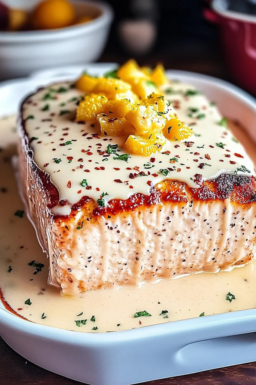 Baked Boursin Salmon