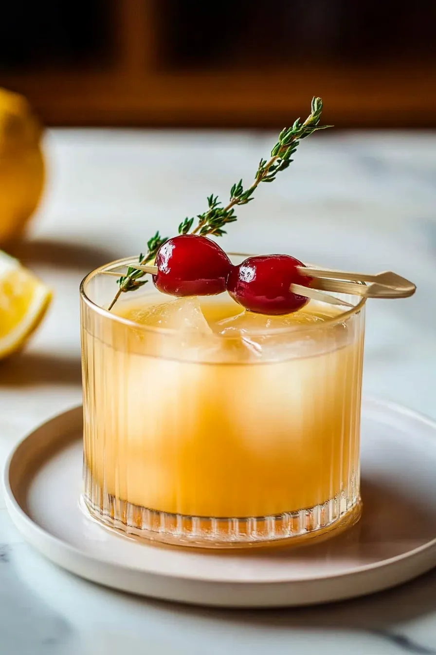 Bourbon Limoncello Cocktail 
