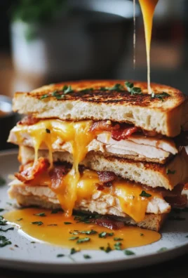 Cheddar and Bacon Turkey Melt on Sourdough