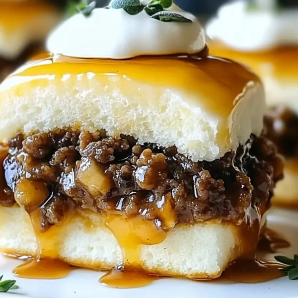 Delicious French Onion Beef Sloppy Joes Ready to Serve