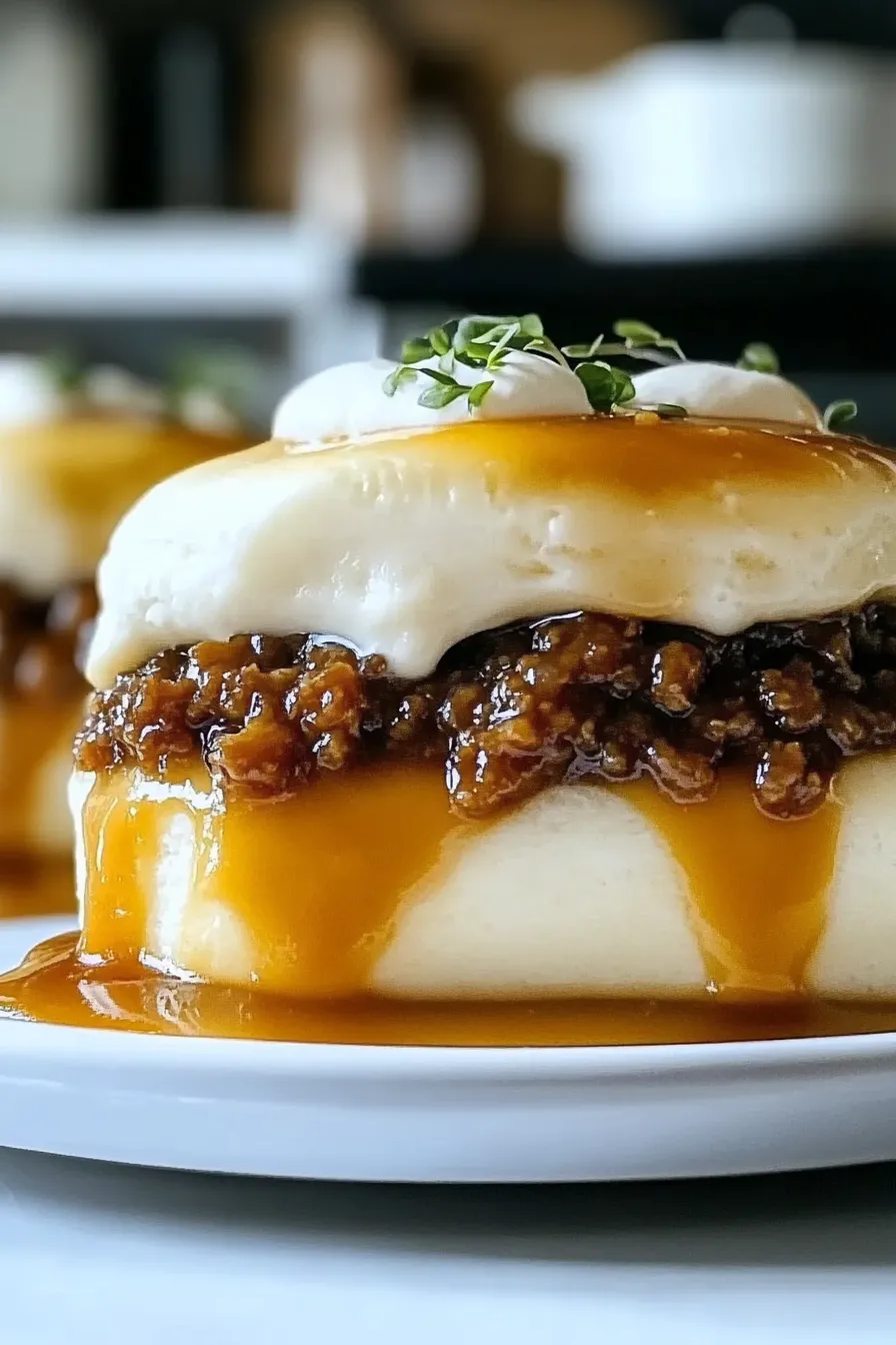 French Onion Beef Sloppy Joes