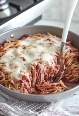 One Pot Cheesy Spaghetti in a Bowl