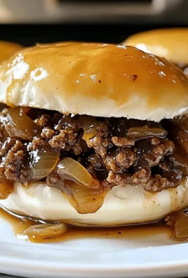 Irresistible French Onion Beef Sloppy Joes