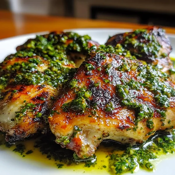Air Fryer Chimichurri Chicken Thighs in 30 Minutes