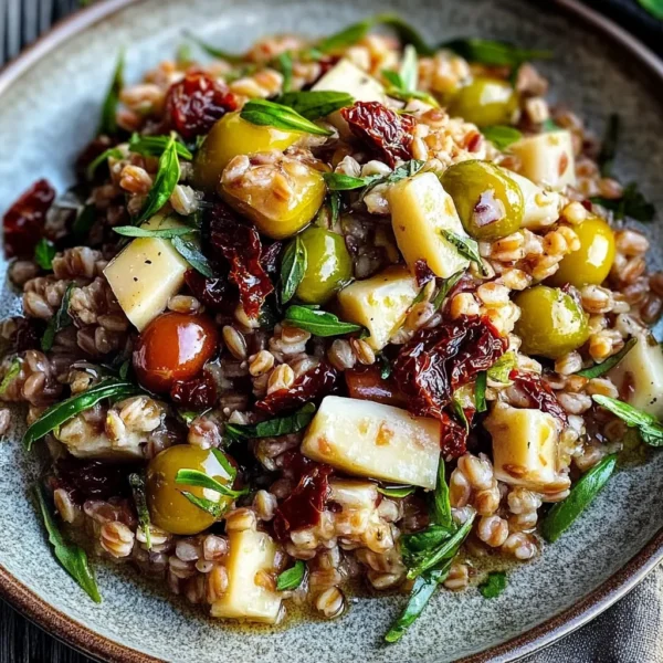 Antipasto Farro Salad with Sun-Dried Tomato Vinaigrette: The Amazing Ultimate Recipe