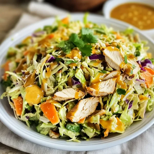 Asian Coleslaw Salad with Chicken
