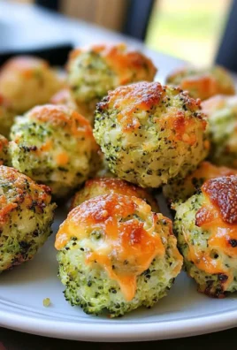 BAKED BROCCOLI CHEESE BALLS