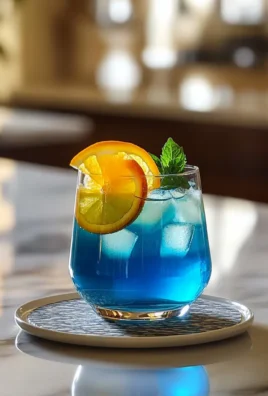 Blue Curacao Sangria Cocktail Recipe