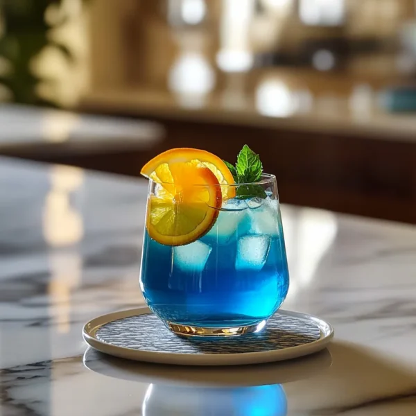 Blue Curacao Sangria Cocktail Recipe