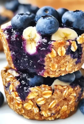 Blueberry Banana Baked Oatmeal Cups for a Sweet Morning Boost
