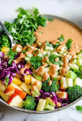 Broccoli and Apple Rainbow Salad