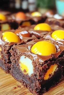 Cadbury Egg Brownies