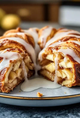 Cozy Apple Kringle with Vanilla Glaze