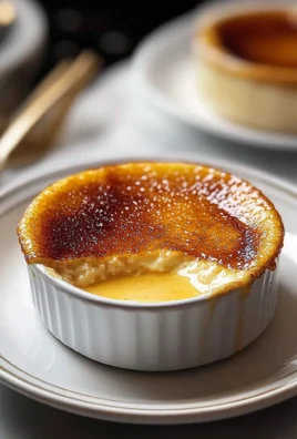 Eggnog Crème Brûlée with Caramelized Sugar