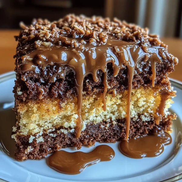 German Chocolate Paradise Cake
