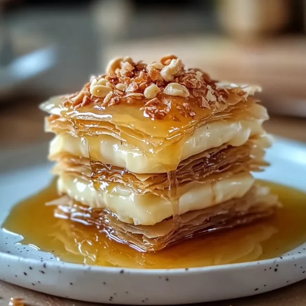 Irresistible Baklava Cheesecake Phyllo Cookies with Honey Drizzle
