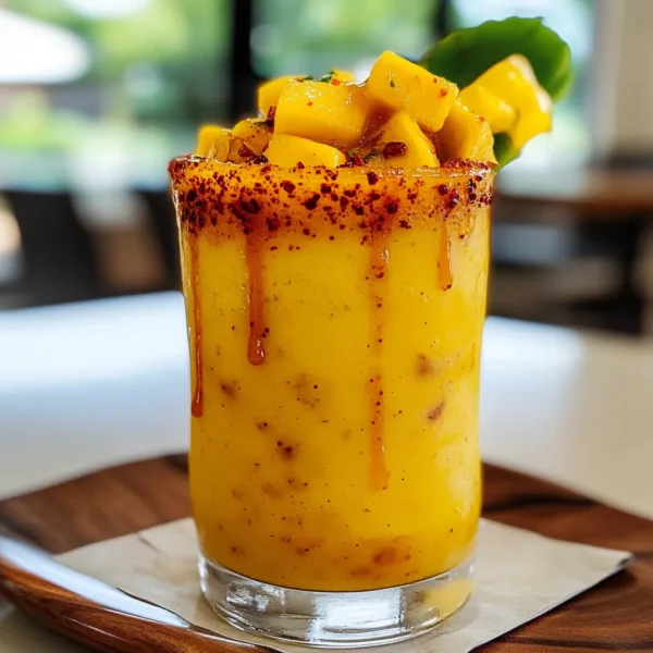 Mangonada Mocktail with Mango Chamoy