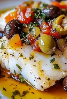 Mediterranean Baked Cod with Olives