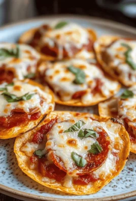 Mini Low-Carb Tortilla Pizzas : Air Fryer Ready in 8 Minutes