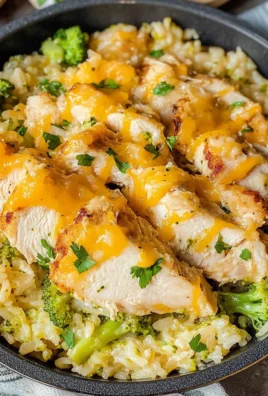 One Pot Cheesy Chicken Broccoli and Rice