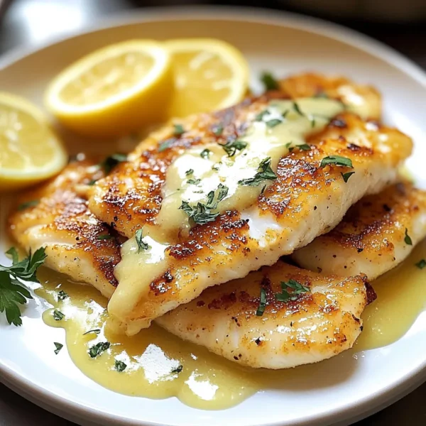 Pan-Fried Tilapia with Lemon Butter Sauce
