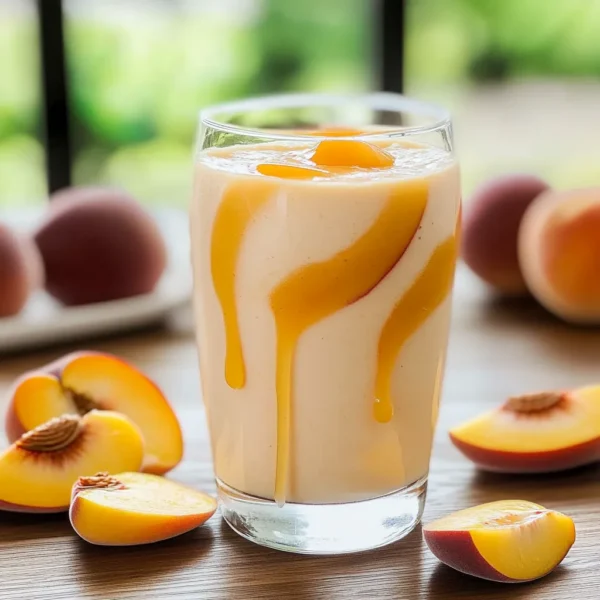 Peach Vanilla Swirl Smoothie
