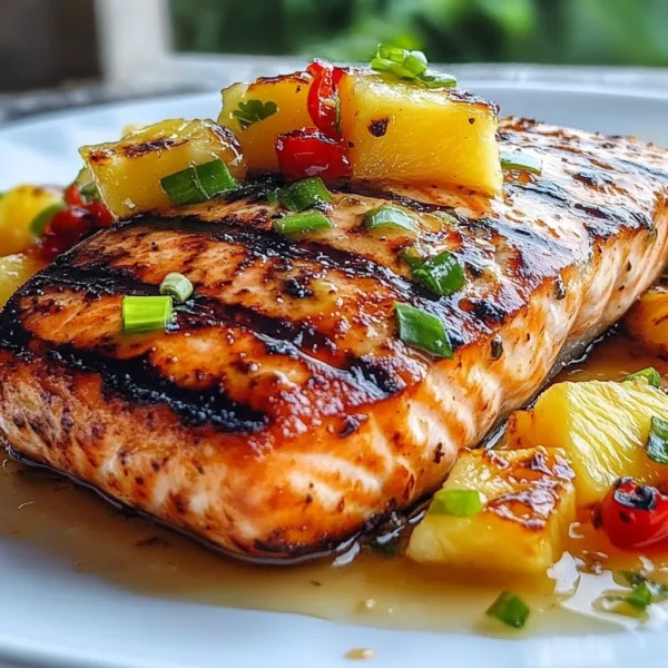 Perfect Grilled Salmon with Pineapple