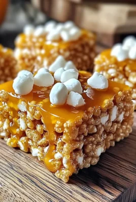Pumpkin Spice Rice Krispie Treats Tasty Fall Snack