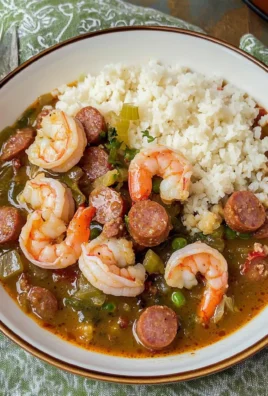 Real Louisiana Gumbo with Sausage & Shrimp