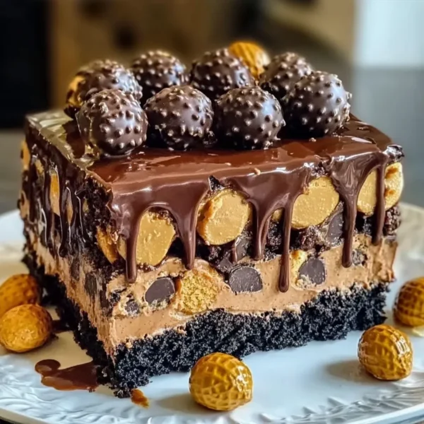Reese’s Chocolate Peanut Butter Earthquake Cake: An Incredible 7-Layer Recipe