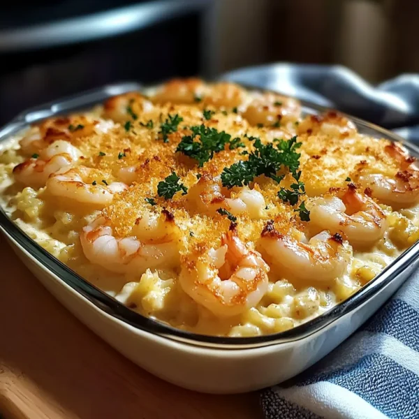 SHRIMP CASSEROLE: A CREAMY, DREAMY SEAFOOD DELIGHT
