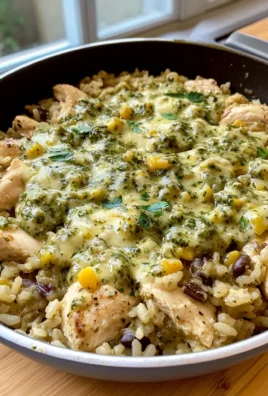 Salsa Verde Chicken & Rice Skillet