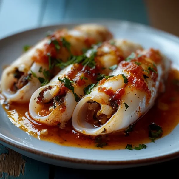 Southern Italian Stuffed Calamari
