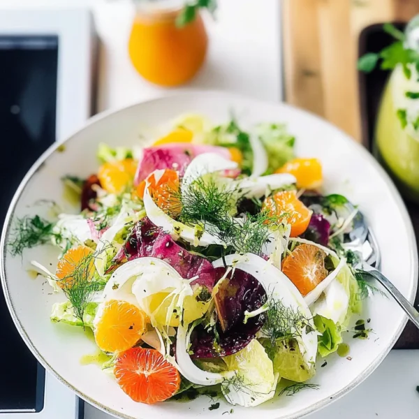 FENNEL AND CITRUS SALAD WITH FENNEL VINAIGRETTE