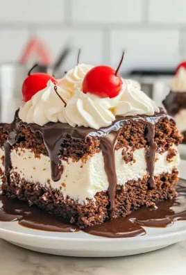 Shoney’s Hot Fudge Cake Easy Copycat Recipe (Ice Cream Cake Heaven)