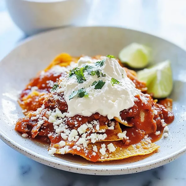 Authentic Chilaquiles Rojos