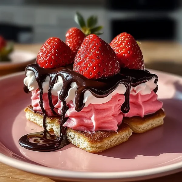 Chocolate Dipped Strawberry Wafers: Irresistibly Sweet Delight