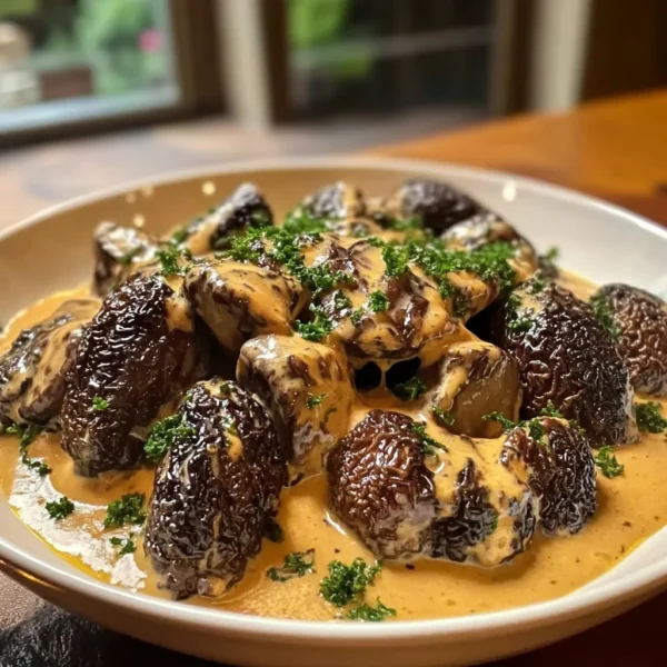 Creamy Morel Mushrooms: Velvety Rich and Flavorful
