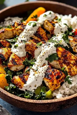 GREEK CHICKEN BOWLS WITH CREAMY TAHINI FETA SAUCE: AN INCREDIBLE 7-INGREDIENT RECIPE