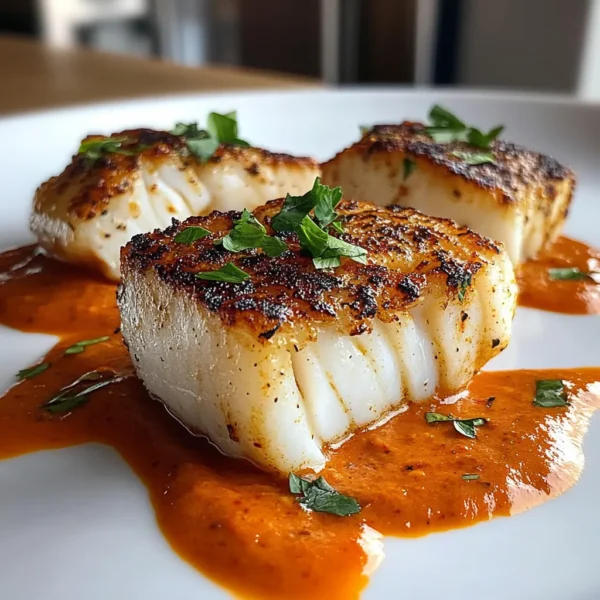 Grilled Cod with Romesco Sauce: A Flavorful Delight