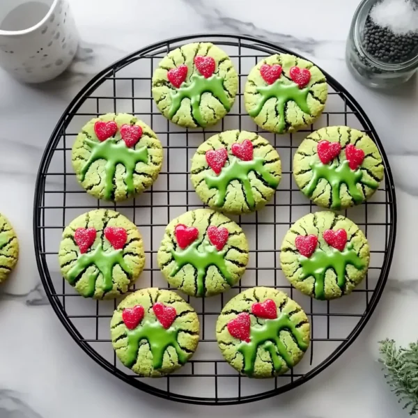 Grinch Cake Mix Cookies Recipe